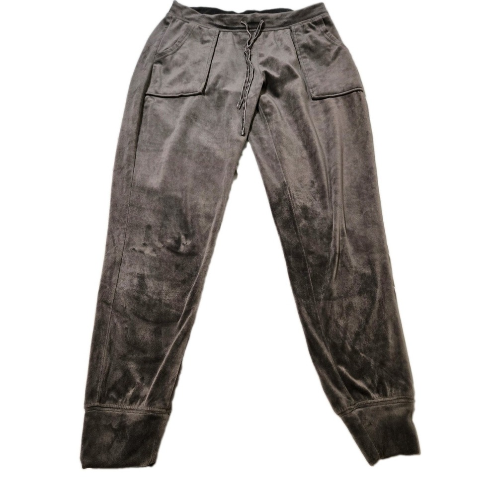 House of Harlow 1960 X Nicole Richie Gray Velour Joggers Size Small Super Soft